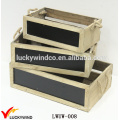 Vintage Wholesale Wooden Handmade Box with Chalkboard